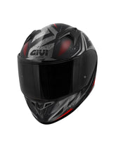 CASCO FULL 50.7 REBEL MATT BLACK RED